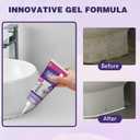2Pcs Cleaning Remover Gel,Powerful Household Cleaning Gel,Multi-Surface Remover Gel for Bathroom Shower Kitchen Tile Grout, Sinks Countertops,Safe Formula That Does Not Damage Surface,180g