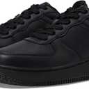 Shoes for Crews Unisex Slip-Resistant Work Sneakers - Comfortable, Non-Slip Work Shoes for Men & Women in Food Service, Warehousing, Maintenance - Holcombe (8.5 Women/7 Men, Black)