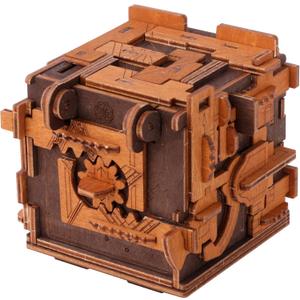 WOODEN.CITY Escape Room Puzzle Box  3D Wooden Puzzle Box for Adults & Teens, Brain Teaser Puzzle Box Secret Lock Box with Cluebox Mechanism  Mechanical Wood Puzzle Box Kit, Unique Puzzle Boxes Gift