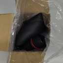 Car Steering Wheel Cover, Anti-Slip, Safety, Soft, Breathable, Heavy Duty, Thick, Full Surround, Sports Style (Black with Red line)