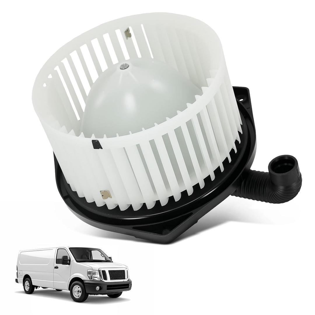 maXpeedingrods HVAC Blower Motor with Fan Cage 700314 for Nissan NV1500 NV2500 NV3500 2012-2021 Titan 2017-2021 Titan XD 2016-2021, AC Heater Blower Motor Fan # PM4059 272201PA0A 27220EZ00A 272201PA1B