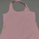 Trendy Queen Halter Tops for Women 2025 Summer Going Out Tops Backless Crop Sleeveless Workout Shirts Cute Y2k Clothes (Small, Babypink)