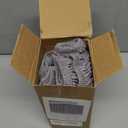 Biscaynebay Wrap Around Bed Skirts for Full & Full XL Beds Long Drop of 18", Silver Grey Adjustable Elastic Dust Ruffles Easy Fit Wrinkle Resistant Silky Luxurious Fabric Machine Washable