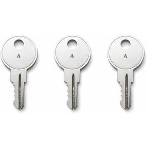 3-Pack L Keys Compatible with Sentry Safe 1100 1150 1170, Single-Sided Key Cut to Code AZ