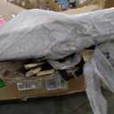 King Size Bed Frame with Fabric Upholstered Headboard, Platform Bed with Wooden Slats Support, Fully Mattress Foundation, Box Spring Optional, Easy Assembly (Light Grey)