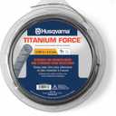 Husqvarna Titanium Force 0.095-Inch, 280-Foot Spooled String Trimmer Line, Professional Grade Copolymer Weed Eater Line with Cutter