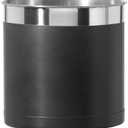 Oggi Steel Holder Utensil Crock, Jumbo, Black - 7'' (7211.3)