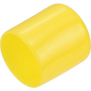 uxcell 20pcs Rubber End Caps 29mm(1 1/8") ID Vinyl PVC Round Tube Bolt Cap Cover Screw Thread Protectors Yellow