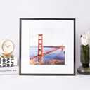 wyooxoo 16x16 Picture Frame Black Aluminum Poster Frame with Polished Plexiglass 16 x 16 Metal Gallery Wall Frame without mat for Photos, Artworks,Puzzle