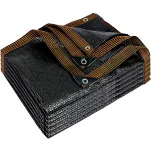 QLOFEI 18x36 FT Shade Cloth for Garden, 80-90% Sunblock Neting Cover with Grommets, Sun Screens for Patio Plants Greenhouse, Anti-UV Shade Sails for Kennel Chicken Coop Pergola Outdoor