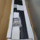 Tribesigns Modern Computer Desk, 63 x 31.5 inch Large Office Desk Computer Table Study Writing Desk Workstation for Home Office, Rustic/Black