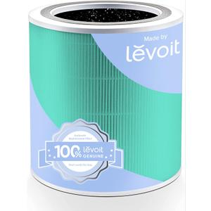 LEVOIT Genuine Core 400S-P Air Purifier Toxin Absorber Replacement Filter, Supports HEPA Sleep Mode, High-Efficiency Activated Carbon for Removal of Odor, Pollen, Smoke, Core 400S-RF-TX, 1 Pack, Green
