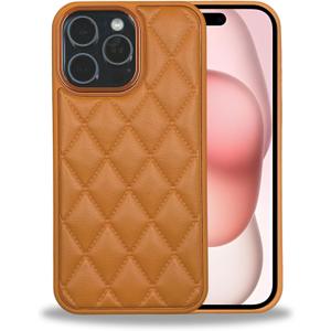 ZHEGAILIAN for iPhone 12 Pro Max Case, Military-Grade Protection, All-Around Shockproof Corners, Stylish Leather Phone Case for iPhone 12 Pro Max - Orange