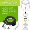 W10754448 Washer Clutch Compatible with Whirlpool Maytag Kenmore Crosley, Replacement Part W10447973 W10817398 W10905022 AP5956756 3452770 PS10064562 EAP10064562