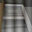 Clear Acrylic Dog Playpen with Door, Transparent Puppy Playpen for Small and Medium Puppies, Easy Assemble Pet Fence Indoor with Safety Lock (White, 35 x 35 x 22.4 Inch)