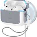 ESR for AirPods Pro 3 Case, Compatible with AirPods Pro Case 3rd Generation (2025), Compatible with MagSafe, Full Drop Protection Cover with Lanyard, White