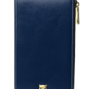 Foxer Large Women's Card Wallet, Navy Blue