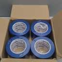 4 Rolls Blue Painters Tape Bulk 4 inch x 60 Yards, Total 240 Yd, Painters Masking Tape No Residue Wall Painting Tape Artist Tape Trim Edge Finishing Tape for Wall Painting Decoration DIY Supplies