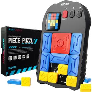 Super Slide Puzzle Game - 500+ Levels Brain Teaser | Electronic Sliding Puzzle Toy for All Ages | Fun Unblocking Logic Game for Kids & Adults