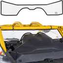 KEMIMOTO Rear Windshield Compatible with Can Am Maverick R 2024+ Scratch Resistance Back Window PC Full Windscreen Dustproof Rainproof, Clear