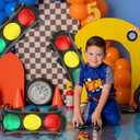 2 x 6Pcs Traffic Light Balloons for Kids Birthday Party Decorations,Transportation Big Balloons for Race Car Birthday Party Supplies