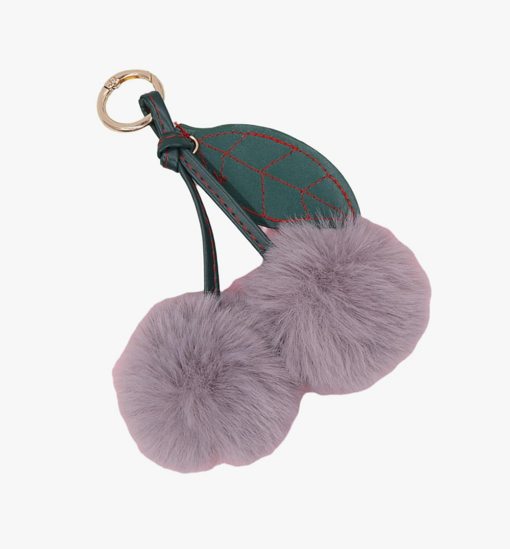 Fruit Keychain Bag Pendant Bag Accessory Plush Texture Key Holder Key Ornament Suitable For Gifting And Daily Use