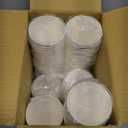 [100 SET]Harvest Pack 12 oz Christmas Coffee Cups with Lids, White Snowflake Winter Disposable Paper Cups, Insulated Ripple Wall Hot Cups, XMAS Gold and Silver Foil, Hot Chocolate To go