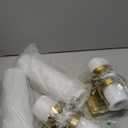 Gold Wall Sconces Set of Two, Bathroom Sconces with Frosted Glass Shade, Modern Vanity Sconces Lighting over Mirror, Wall Light Fixtures for Living Room Bedroom Hallway (Bulbs Not Included) (22 Inch)