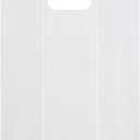 Krodtige 100 Pcs 8x12 inches Clear Shopping Merchandise Plastic Bags with Die Cut Handles Gusset, 2 Mil Thick Die Cut Handles Retail Bags,Perfect for Boutique,Shopping, Take Out,Party