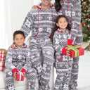 PajamaGram Family Pajamas Matching Sets - Christmas Onesie, Gray, SM