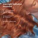 amika dream routine overnight hydrating hair mask | no rinse leave-in treatment for dry hair, ultra-hydrating, with hyaluronic acid for long-lasting moisture