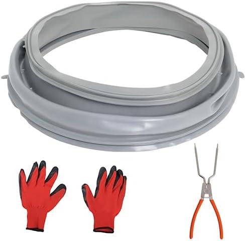 WPW10381562 WFW9050XW00 Door Boot Seal Compatible with Whirlpool Amana Lnglis Maytag Washer, Front Load Washer Door Gasket Seal Fit WFW9150WW00 WFW9150WW01 WFW9250WW01 W10381562 W10300559 W10290499