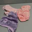 FabriCastle Dog Dress Clothes, 3-Pack Sweaters XS Small for Dogs Girl & Cats, Ultra Soft Warm Pet Coats for Winter, Female Puppy Apparel, Doggy Outfits XXS  XL (Pink,Violet,Rosepink, Small)