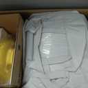 White Bounce House, PVC Materials, Bounce House for Kids 3-6 Blower Included, Bouncy House with Slide, 11ft L x 8ft W x 6.5ft H, Bouncy Castle Indoor Outdoor