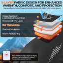 rivmount Winter Waterproof Ski Snow Warm Gloves for Women Men, Windproof Cold Weather Thermal with Touchscreen Fingers, for Running Driving Cycling Hiking Biking Outdoor Sports Daily Work