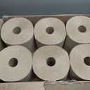 AmazonCommercial 1-Ply Kraft 7.9' Hard Roll Paper Towels (SOFI-011) Bulk for Business |Made from 100% Recyclable Material |Compatible with Universal Dispensers|800 feet per Roll (6 Rolls), 6 Count