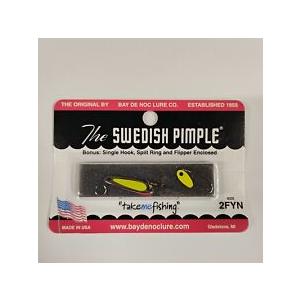 Bay De Noc Swedish Pimple 1/10 Oz Flr Yl Pack Of 4