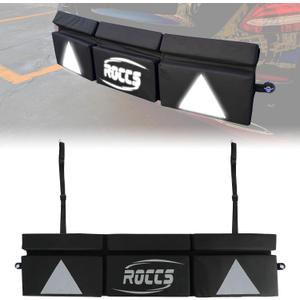 Thickest Rear Bumper Protector for Cars with Safety Reflector, Bumper Guard for Car  Heavy-Duty Protection & Safety, 47.2"x11.8"x1.7" Black