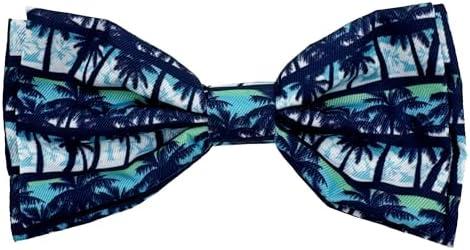 Huxley & Kent Bow Tie for Pets | Cool Breezes (Large) | Spring Bow Tie Collar Attachment | Fun Collar Accessory for Dogs & Cats | Cute, Comfortable, and Durable | H&K
