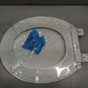 KOHLER 20111-0 Brevia, Slow Close Toilet Seat, Round Toilet Seat, Grip-Tight Bumpers Quick-Attach Hardware, White