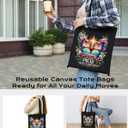 Christian Inspirational Butterfly Library Bag Gifts for Mom, Christmas Religious Mental Health Jesus Gift for Women