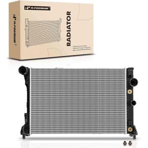 A-Premium Engine Coolant Radiator Assembly with Transmission Oil Cooler Compatible with Mercedes-Benz Models - C300 08-14, C350 10-15, E350 10-14, E400 13-17, E550 10-17, GLK350 10-15