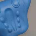 Neck Hump Corrector, Neck Stretcher Cervical Traction for Muscle Relax, Cervical Traction Device for TMJ Pain Relief, Spine Corrector, Shoulder Relief Device (Blue)