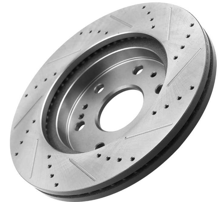 Front Brake Rotors and Pads Kit Compatible with 2005-2018 Chevy Silverado 1500, 2008-2020 Chevy Tahoe, 2015-2019 Chevy Suburban, GMC Yukon XL, 2005-2018 GMC Sierra 1500, 2008-2020 GMC Yukon