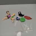 6Pcs Set Miniature Fairies Figurines Accessories, Planter Pot Hanger Decorations Fairies Flower Pot Plastic Fairy Garden Figurines Angel Accessories Ornaments for Outdoor Decor