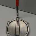 Press Stainless Steel Puri Roti Maker Press Machine with Handle Stainless Steel Poori Press Papad Khakhra Puri Roti Maker with Handle (Pack of 1)