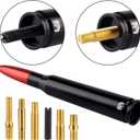 ONE250 Bullet Style Antenna, Compatible with Chevy & GMC Trucks All Models - Will fit Any Chevrolet Silverado, Chevrolet Colorado, GMC Sierra or Denali (Red)