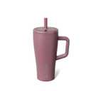 BrMate Era 20 oz Tumbler with Handle and Straw | 100% Leakproof Insulated Tumbler with Lid and Straw | Made of Stainless Steel | Cup Holder Friendly Base | 20oz (Rose Taupe)