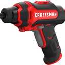 CRAFTSMAN 4V Cordless Screwdriver with Charger and Screwdriving Bits Included (CMHT6650C)