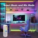 Smart IC RGB LED Strip Lights 50FT, Segmented DIY Color Changing, Rainbow Chasing Effects, WiFi App/Voice Control, Music Sync, Works with Alexa & Google Assistant, LED Lights for Bedroom Decor